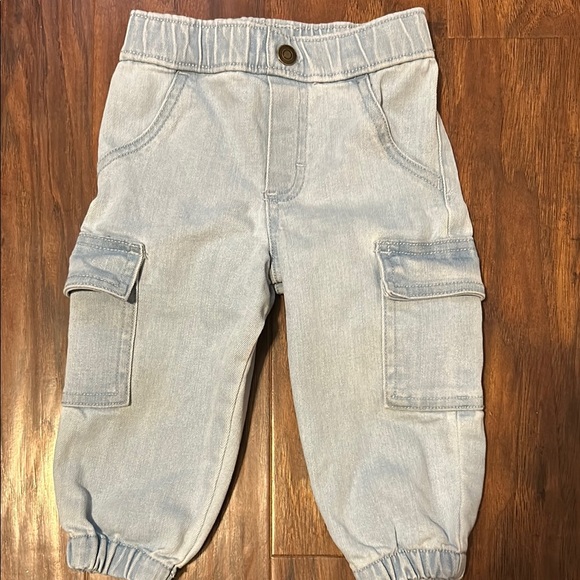 Light Blue Babies Cargo Pants - Picture 1 of 2